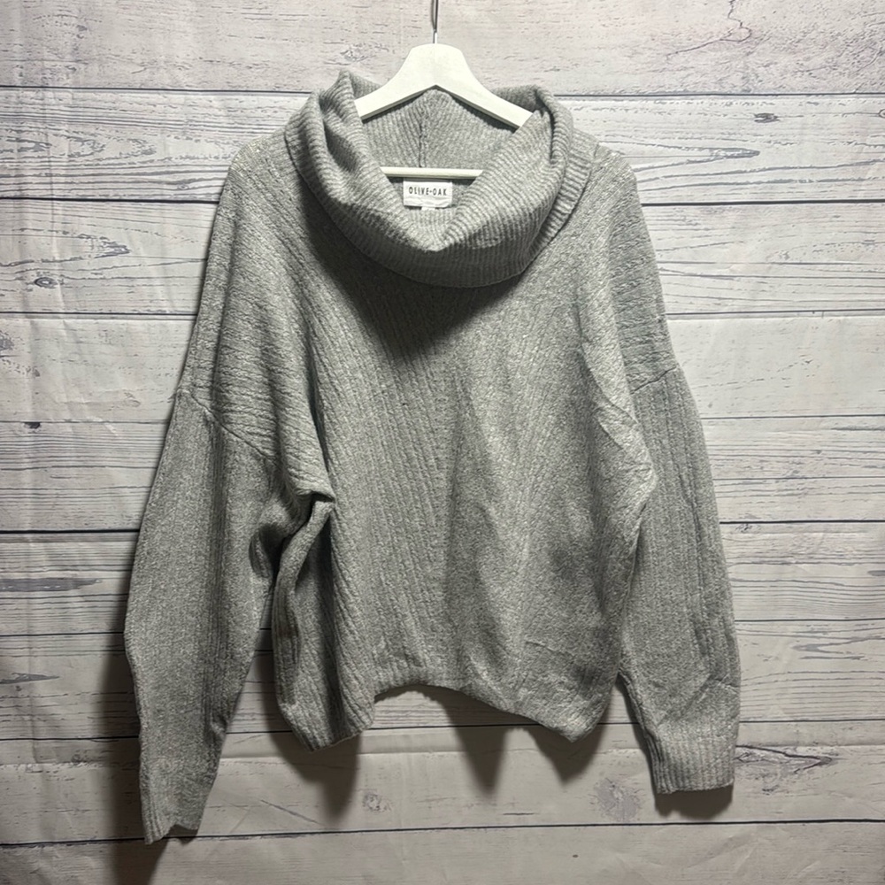 Olive + Oak cowl neck sweater